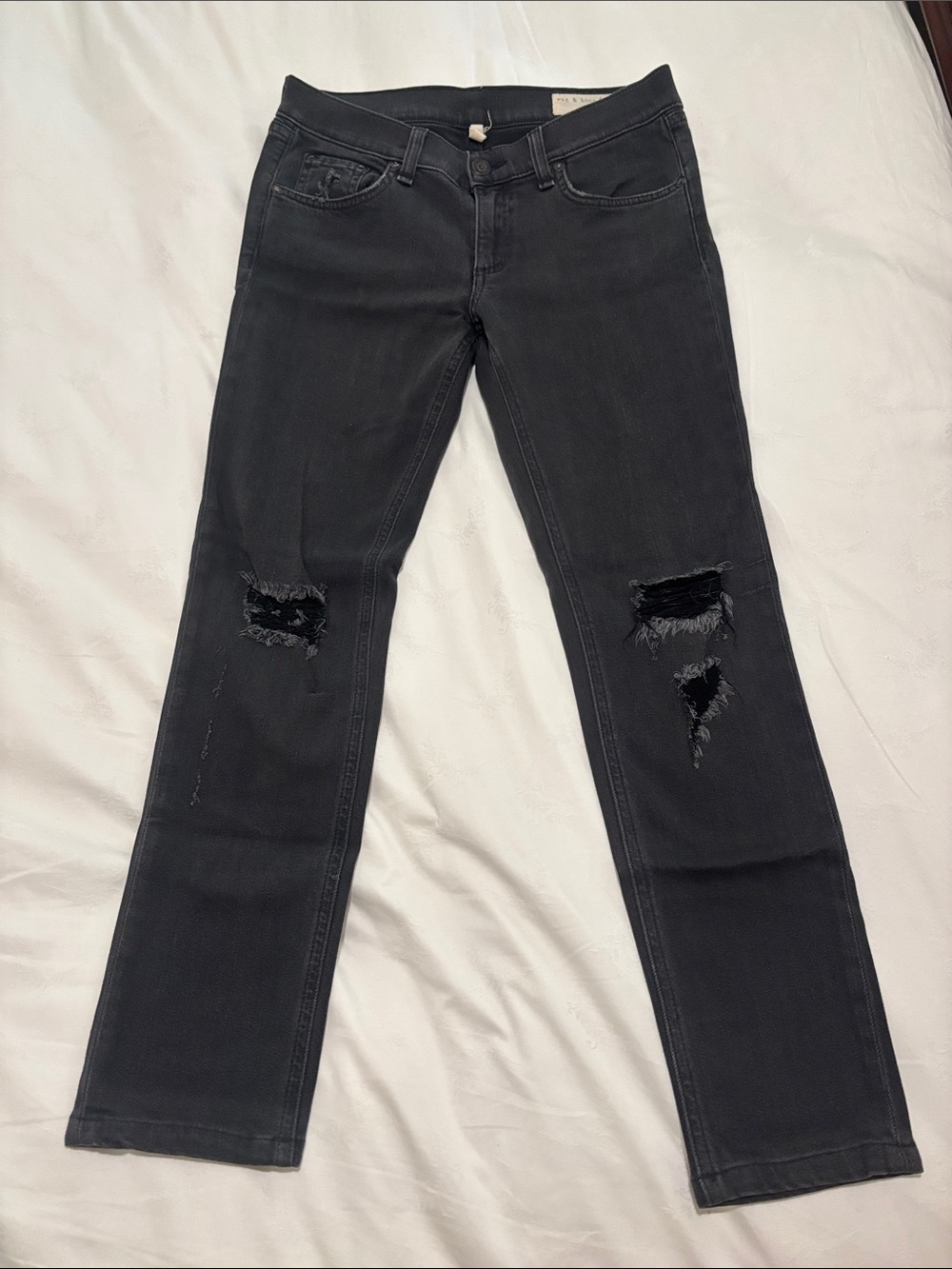 Rag and Bone Black Skinny Jean